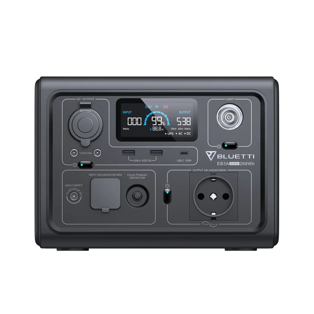  תחנת כוח ניידת BLUETTI EB3A | 600W 268Wh 
