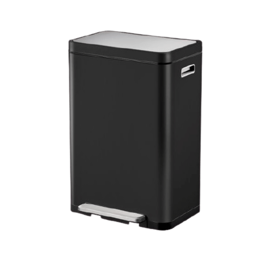  פח רגלית EKO X-CUBE 45L בצבע שחור 