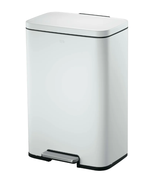 פח רגלית 50 ליטר בצבע לבן EKO MADISON