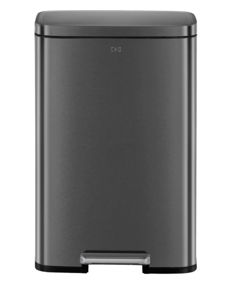  פח רגלית 50 ליטר בצבע שחור דגם MADISON מבית EKO 