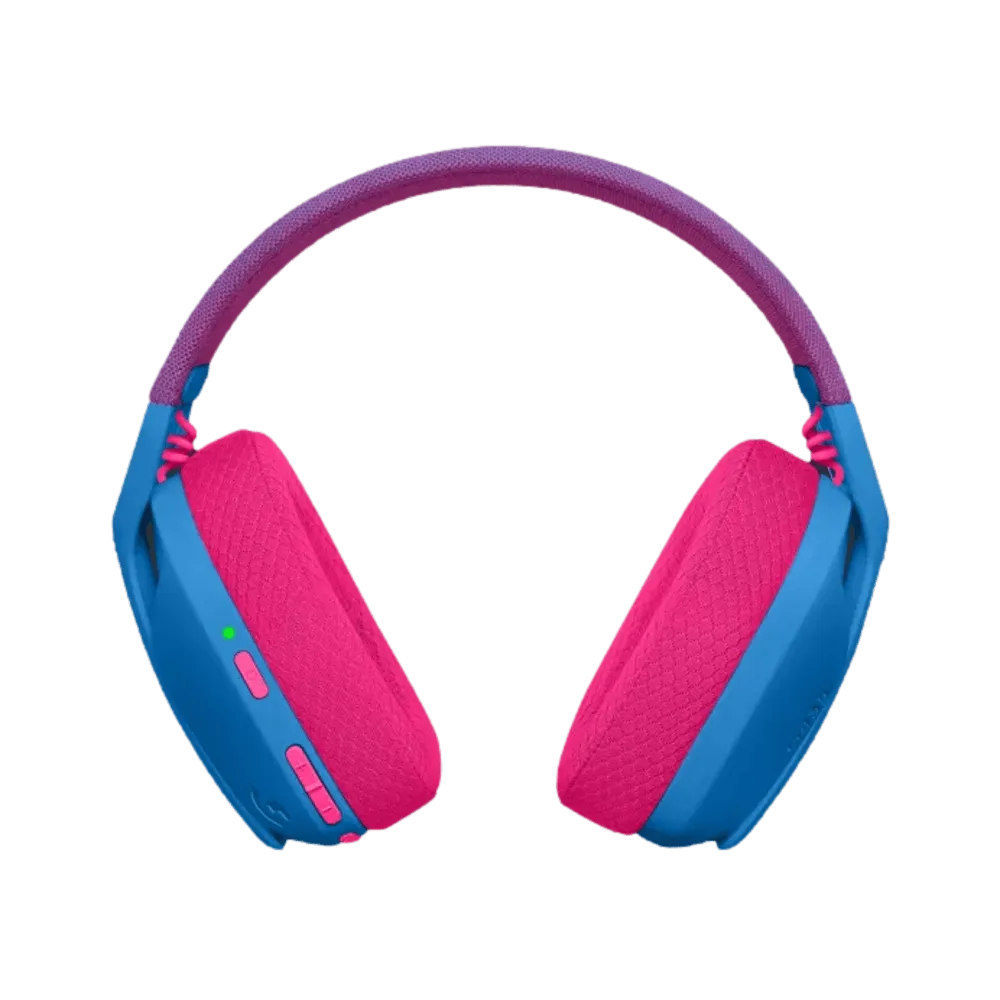  אוזניות אלחוטיות צבע כחול דגם Logitech G435 Wireless 