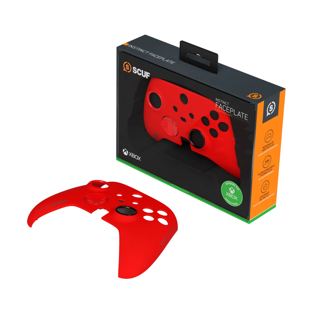  ערכת החלפה פלטה קדמית אדום SCUF INSTINCT FACEPLATE KIT