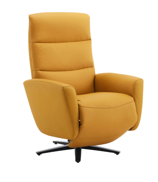  כורסא נפתחת מתכווננת דגם BRC710 בצבע צהוב מבית BENDA 