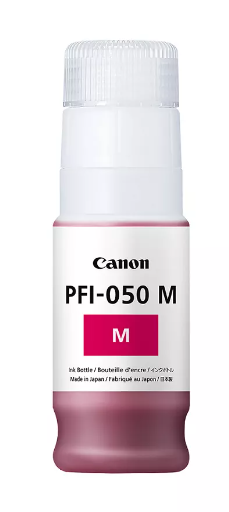בקבוק דיו אדום מקורי CANON PFI-050 M (70 מ"ל)
 