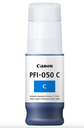 בקבוק דיו כחול מקורי CANON PFI050C (70 מ"ל) 