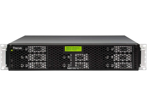שרת THECUS N8810U-G ENTERPRISE RACKMOUNT STORAGE 8-BAY NAS 