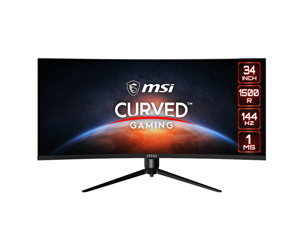 מסך מחשב ‏34 ‏אינטש MSI Optix MAG342CQR UWQHD