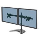  זרוע להצבה למסך כפול Seasa שחורה 