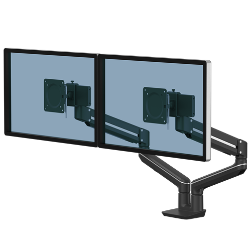זרוע למסך Fellows DEE8614401 Tallo™ Dual Monitor Arm - צבע שחור