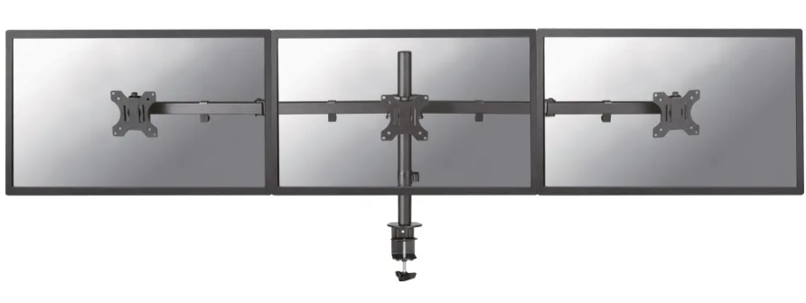 זרוע שולחנית ל - 3 מסכים בגודל מסך עד 10-32" ‎NewStar FPMA-D550D3BLACK