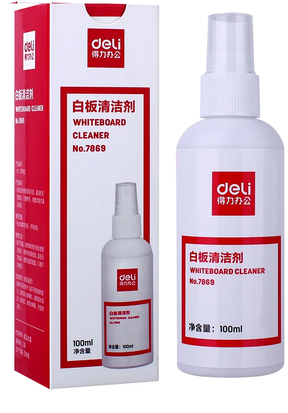 ספריי ניקוי ללוחות מחיקים 100מ"ל Deli
