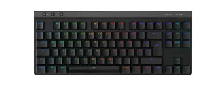  מקלדת גיימינג LOGITECH G515 LIGHTSPEED TKL - צבע שחור 