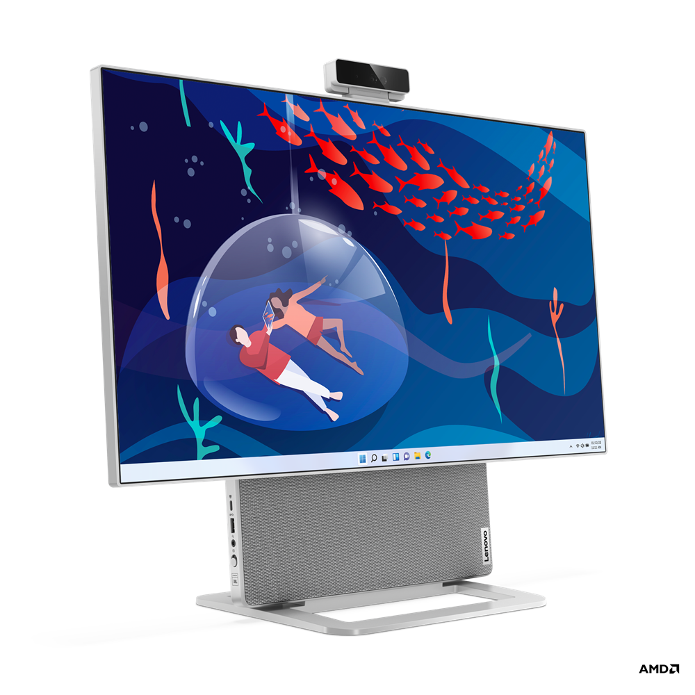 מחשב IdeaCentre AIO 24IRH9 i3-1315U/8G/512SSD/DOS/Cloud Grey 3Y-ON 