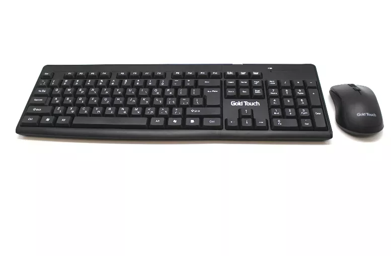 סט מקלדת ועכבר אלחוטי Gold Touch KYW700
