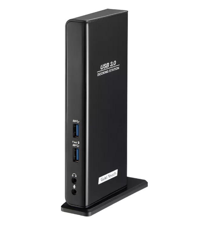 תחנת עגינה Gold Touch USB3.0 Type A/C dual display docking station USD-2H