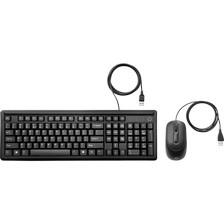 סט מקלדת ועכבר מקלדת חוטית HP 160 Combo Wired 