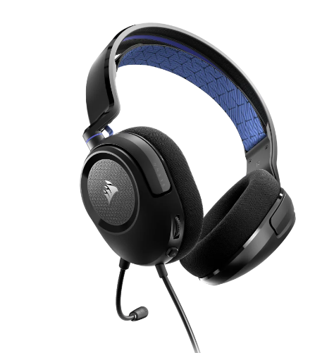  אוזניות גיימינג כחול CORSAIR HS35 v2 Multiplatform 