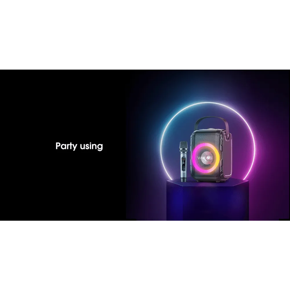  בידורית + מיקרופון W-KING T9 S 