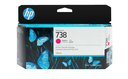 דיו אדום מקורי HP 738 498N6A 130ml