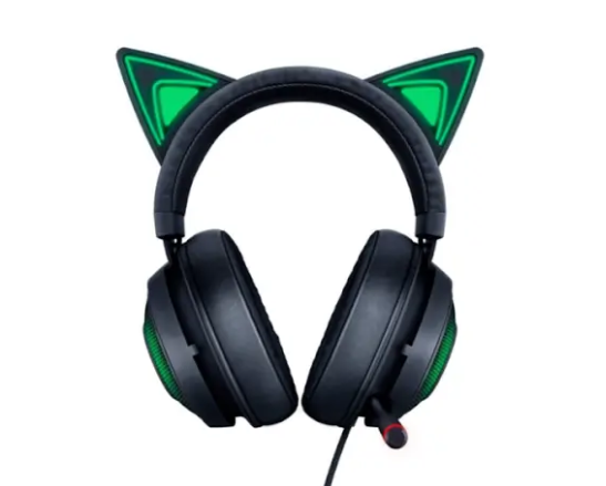  אוזניות – RAZER KRAKEN KITTY V2 PRO בצבע שחור 