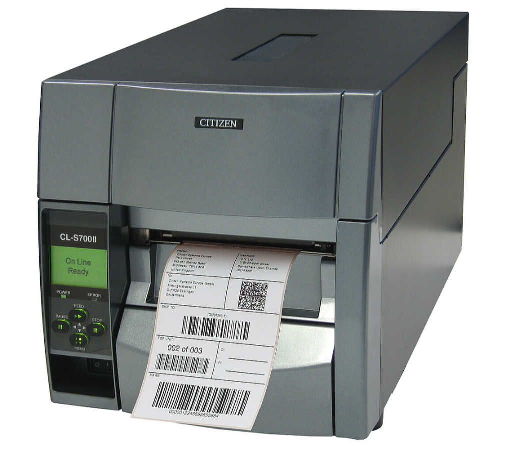 מדפסת מדבקות תעשייתית CITIZEN CL-S700II