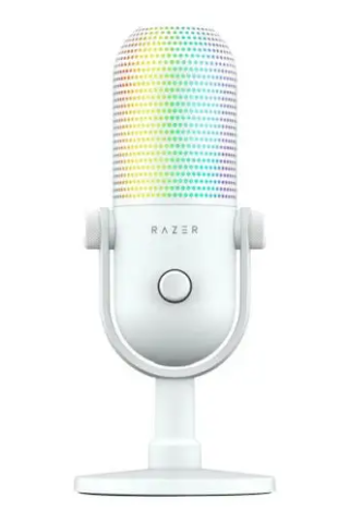  מיקרופון Seiren V3 Chroma בצבע לבן מבית RAZER 