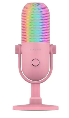  מיקרופון Seiren V3 Chroma בצבע ורוד מבית RAZER 