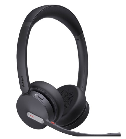 מערכת ראש אלחוטית YEALINK BH70  לשתי אוזניים