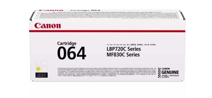 טונר צהוב מקורי Canon 064 Yellow 