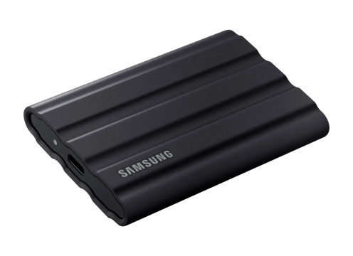  SAMSUNG PORTABLE SSD T7 SHIELD 1.0TB USB 3.2 BLACK 