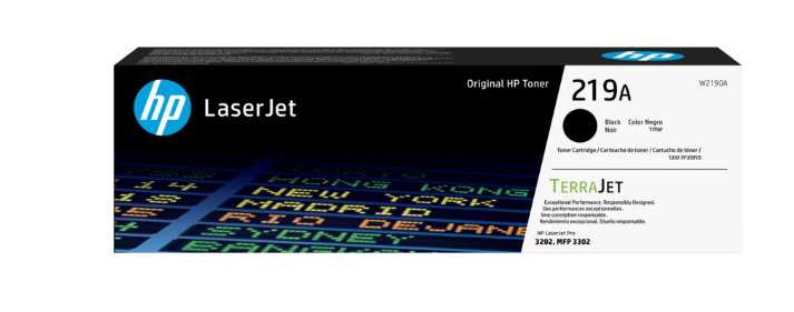 טונר שחור מקורי HP 219A W2190ABK (1,300 דפים)  