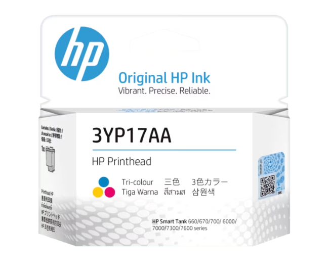 ראש הדפסה צבעוני למדפסת HP Tri Color 3YP17AE