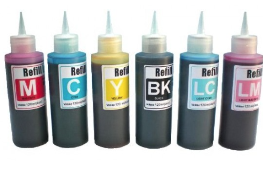 סט 6 בקבוקי דיו סובלימציה למדפסת EPSON L8050 כמות 100 מ"ל