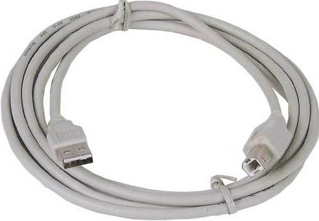 כבל USB איכותי למדפסת במהירות 2.0 אורך 1.5 מטר