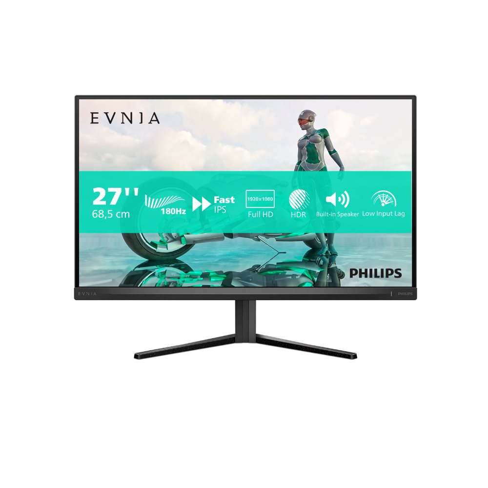  27.0''Gaming,Evnia,IPS,180Hz,0.5ms,HDR,HDMI2x2,DP,SPK 