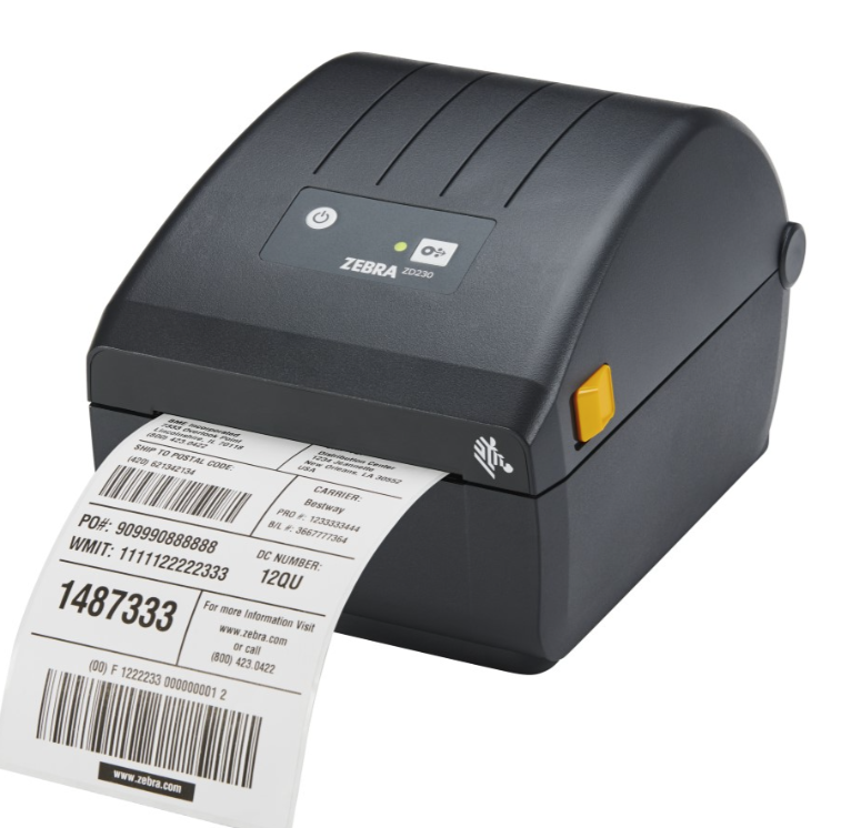 מדפסת מדבקות ZEBRA ZD230 + רשת