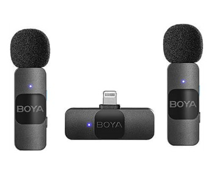 מיקרופון דש לאייפון BY-V2 BOYA