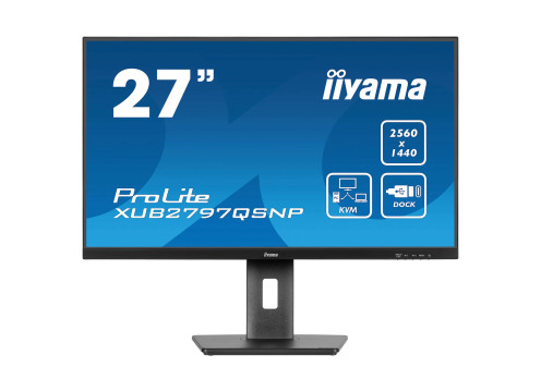  מסך מחשב IIYAMA 27" PROLITE IPS WQHD 100HZ 1MS 