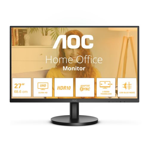  ‎HDR-‎ב‎ ‎תמיכה‎ ,VA ‎פאנל‎ ‎כולל‎ UHD-4K ‎רזולוציה‎ 27" ‎עסקי‎ ‎מחשב‎ ‎מסך‎ 