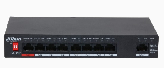  מתג POE ל8 ערוצים PFS3009-8ET1GT-96 -V2 