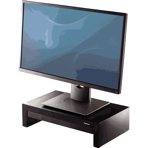 מגביה מסך מעוצב+מגירה Fellowes  Suites Designer