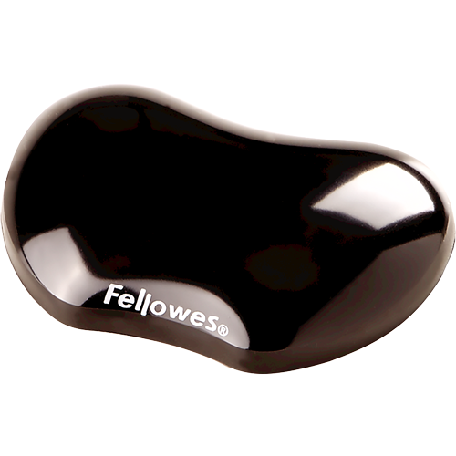  משענת לפרק היד סיליקון שחור Fellowes Ge Crystal 