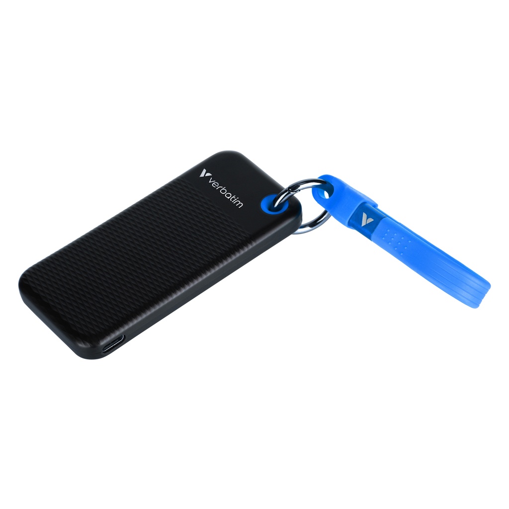 כונן קשיח חיצוני Verbatim Pocket SSD USB 3.2 Gen 2 1TB Black/Blue 