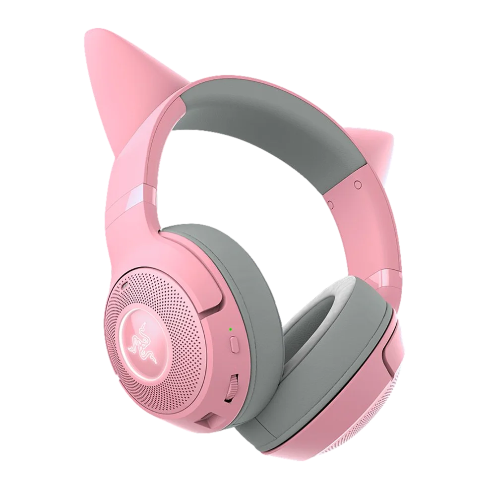  אוזניות – RAZER KRAKEN KITTY BT V2 בצבע ורוד 