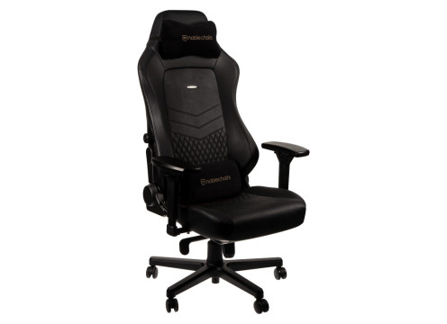  כיסא גיימינג NOBLECHAIRS HERO REAL LEATHER BLACK עור אמיתי 