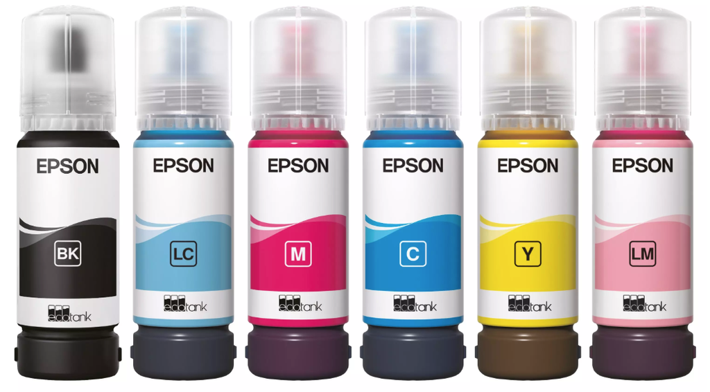 סט 6 בקבוקי דיו מקוריים EPSON 108