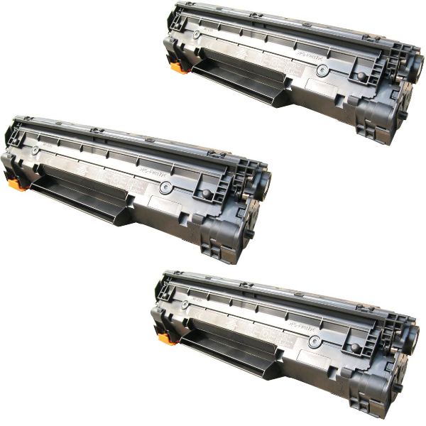 מארז חסכון 3 טונרים תואמים HP CE285A/CRG725/CB435A/CB436A - CE278A/CRG728/CRG726