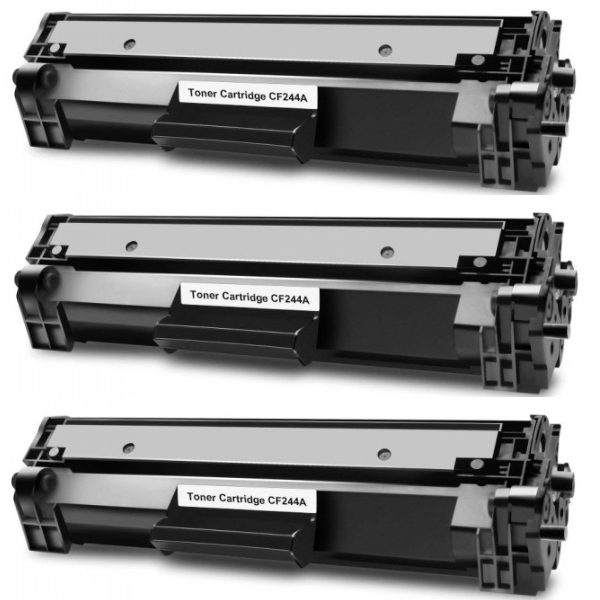 מארז חסכון 3 טונרים תואמים HP 44A CF244A  (3,000 דפים)