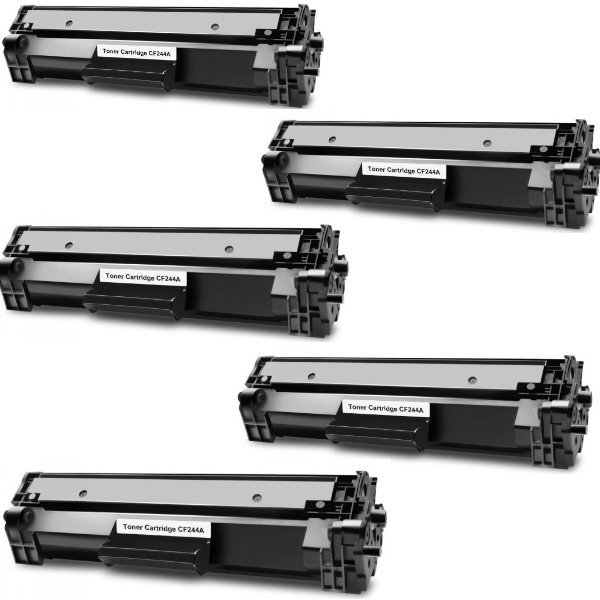 מארז חסכון 5 טונרים תואמים HP 44A CF244A  (5,000 דפים)