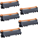 מארז חסכון 5 טונרים שחורים תואמים Brother TN-2320  (13,000 דפים)